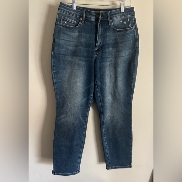 Judy Blue Women’s High Waist Slim Fit Tummy Control Jeans JB88776 Size 14W - Picture 1 of 10